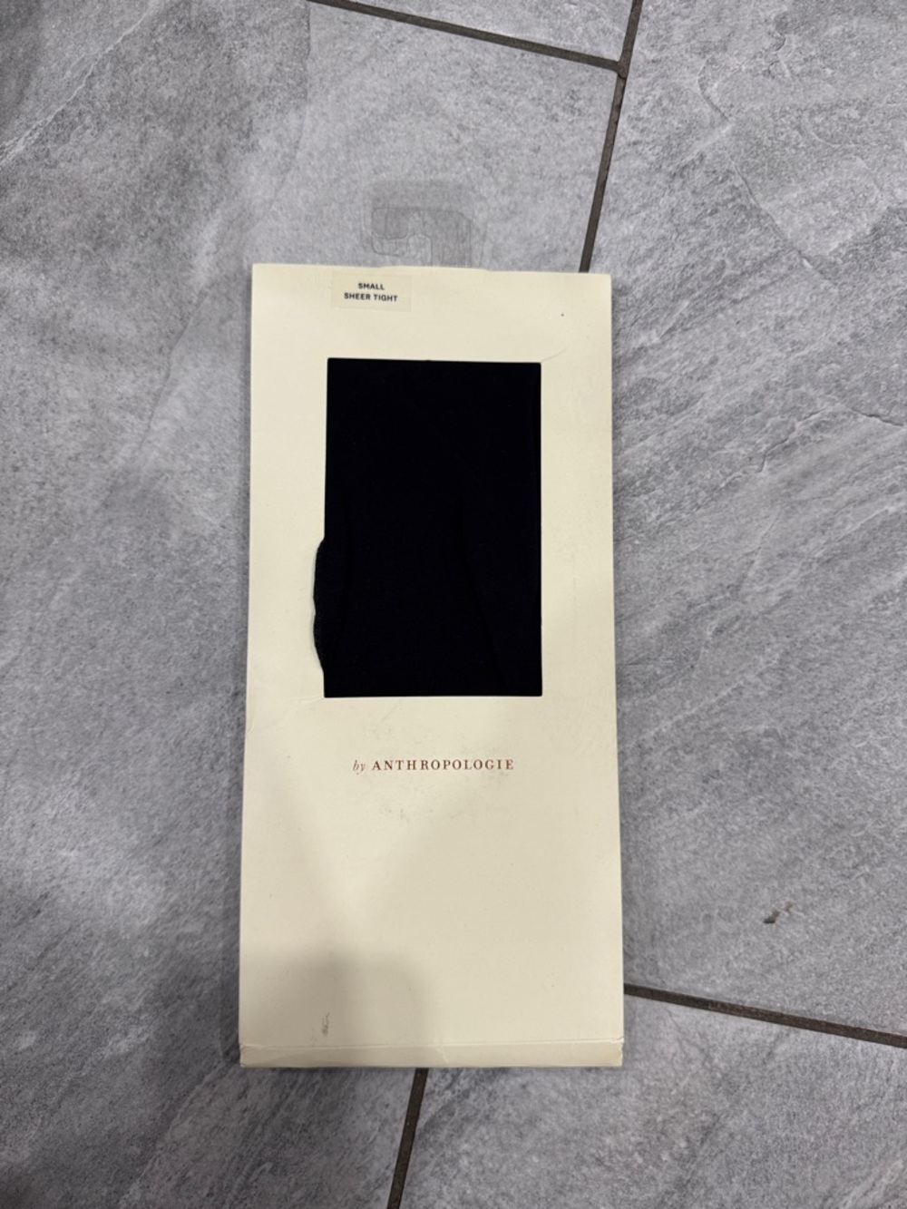 Anthropologie Black Sheer Tights - Small (Packaged)